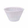 Fuscella Per Ricotta Gr.1000/1500- - Ø Superiore Cm.19 - Ø Inferiore Cm.9X11H. - 10 Pezzi