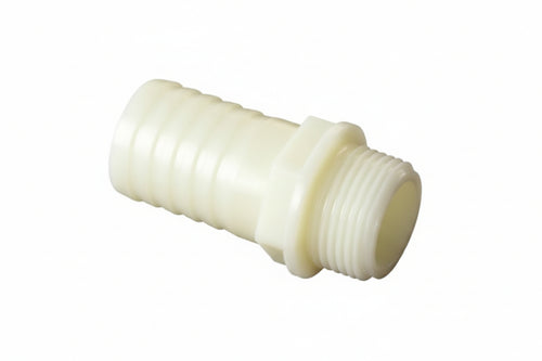 Raccordo In Pa Portagomma Dritto- - M 1 X Ø Mm.25 - 10 Pezzi Bucchi