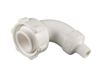 Raccordo In Pp Curvo 90 ° Con Riempibottiglie- - Ee ¸ Mm.40 Filetto Ma 52X3 - 5 Pezzi Bucchi