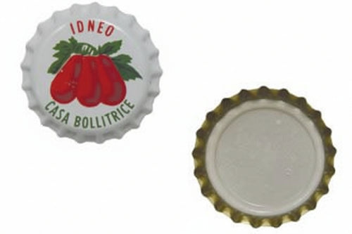 Tappo A Corona Pomodoro- - Ø Mm.26,5 - In Busta Da Pz.100 - 80 Busta