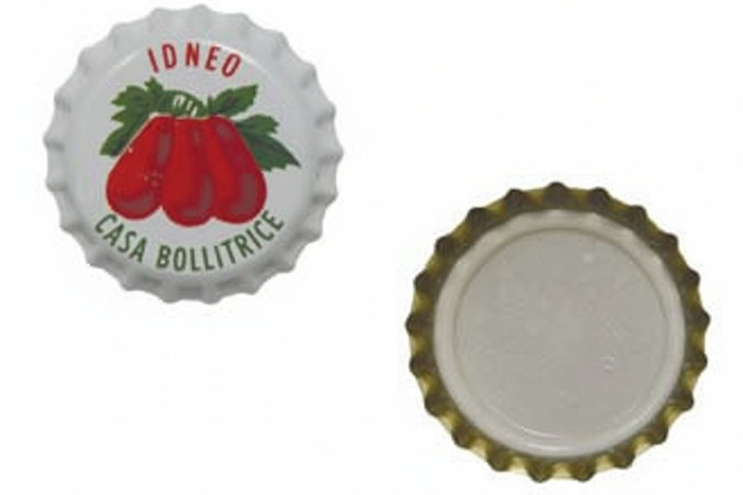 Tappo A Corona Pomodoro- - Ø Mm.26,5 - In Busta Da Pz.100 - 80 Busta