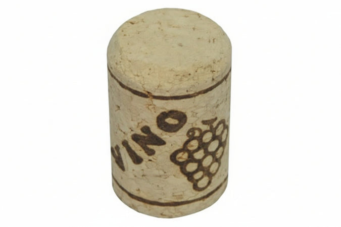 Tappo In Sughero Agglomerato- - Ø Mm.24X40H. - 100 Pezzi