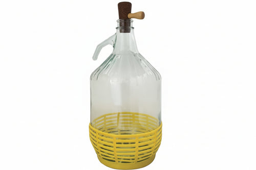 Dame In Vetro Vestite Imboccatura A Vite- - Lt.5 - 6 Pezzi