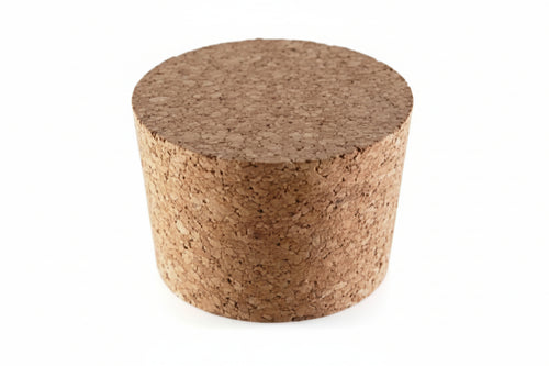 Tappo In Sughero Agglomerato Bonde/Spine Per Damigiane- - Ø Mm.35X30X40H. - 50 Pezzi