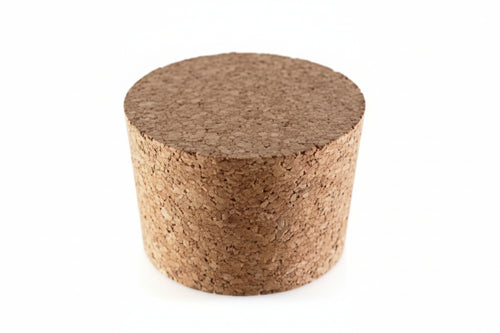 Tappo In Sughero Agglomerato Bonde/Spine Per Damigiane- - Ø Mm.40X35X40H. - 50 Pezzi