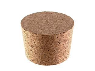Tappo In Sughero Agglomerato Bonde/Spine Per Damigiane- - Ø Mm.50X45X40H. - 50 Pezzi