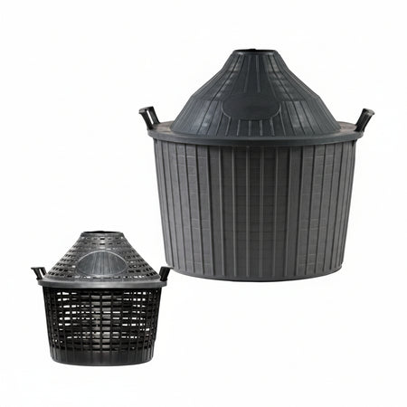 Cesto A Cupola In Plastica Per Damigiane Lt.5 Forato