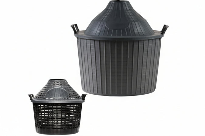 Cesto A Cupola In Plastica Per Damigiane Lt.10 Forato