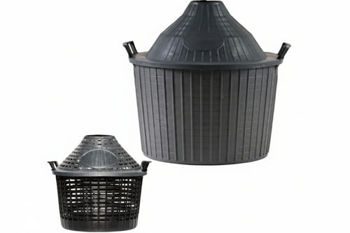 Cesto A Cupola In Plastica Per Damigiane Lt.25 Forato