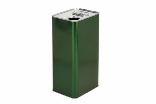 Lattina Per Olio Rettangolare Lt.5- - Lt.5 - Cm.15X12X31,5H. (Bancale Pz.256) - 8 Pezzi