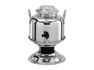 Fusto Inox Per Olio Graffato Lt.5 Con Base Ø Mm.235X370H. Maffei