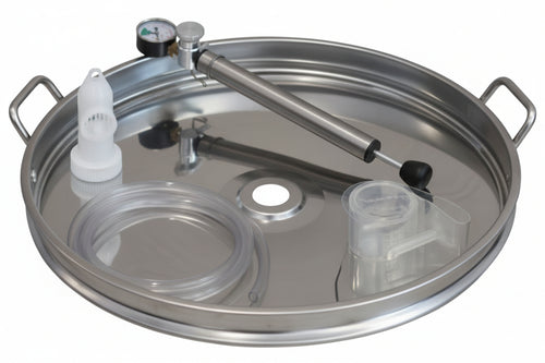 Galleggiante Ad Aria Inox Completo Ø Mm.420 Per Contenitore Inox Da Lt.100 Maffei