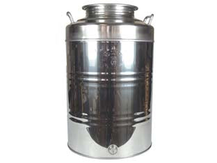 Fusto Inox Per Olio Graffato Lt.50 Belvivere