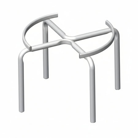 Piedistallo Per Fusto Olio Senza Ruote Ø Cm.48X40H. Per Fusti/Botti Da Lt.100