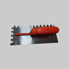 Frattone Dentato C/Manico In Plastica Ideal Star 28X12 Cm - Dentatura Dx 12X12 Mm - Ideal Star