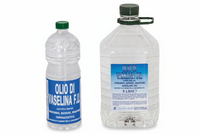 Olio Enologico Di Vaselina Farmaceutico F.U.- - Lt.1 In Flacone Pedana Pz.600 - 12 Pezzi