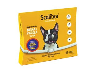 Collare Per Cani Antiparassitario Scalibor Cm.48 Per Cani Di Taglia Media E Piccola Scalibor