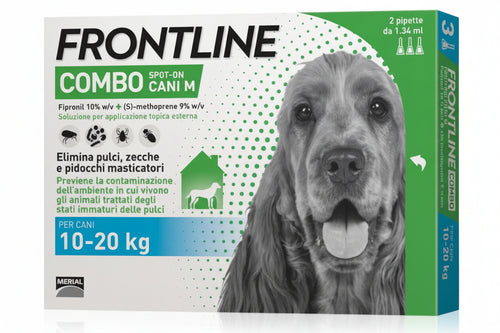 Frontline Combo Per Cani Medi In Confezione Da 3 Pipette Frontline