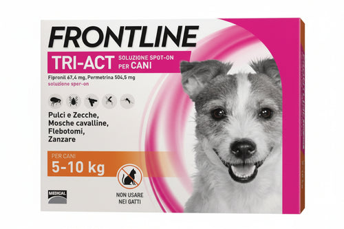 Frontline Triact Spoton Per Cani S In Confezione Da 6 Pipette Frontline