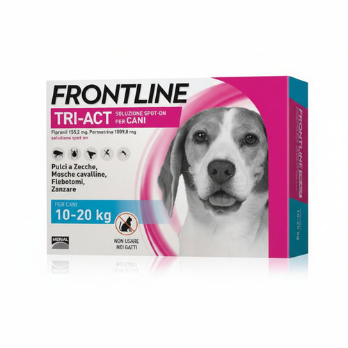 Frontline Triact Spoton Per Cani M In Confezione Da 3 Pipette Frontline