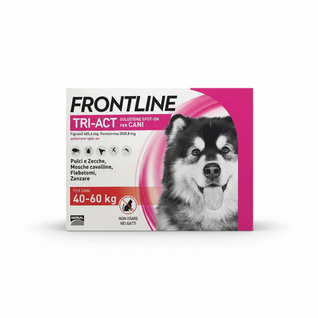 Frontline Triact Spoton Per Cani Xl In Confezione Da 3 Pipette Frontline