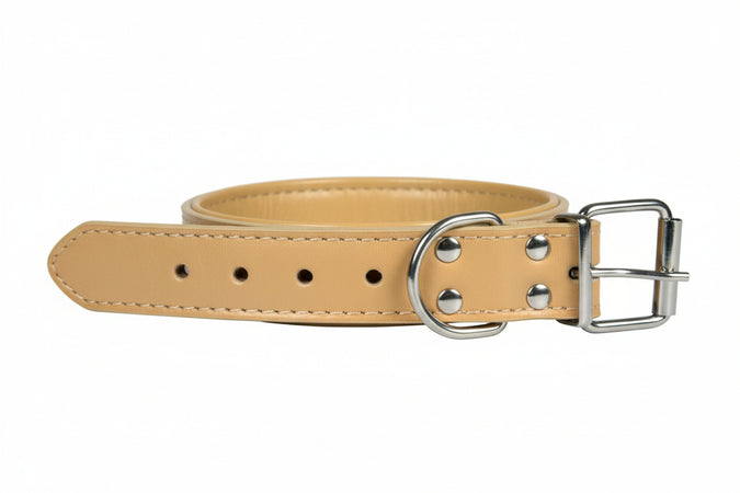 Collare Per Cani Finto Cuoio Imbottito- - Cm.46X2 - 5 Pezzi Il Campo