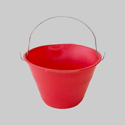 Secchio Muratore 10 Lt Colore Rosso