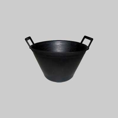 Secchio Muratore Due Manici 10 Lt Colore Nero