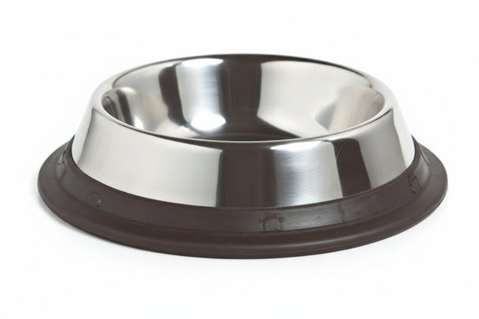 Ciotole In Acciaio Inox Per Cani Cm.19X4,5H. Capienza Lt.0,50