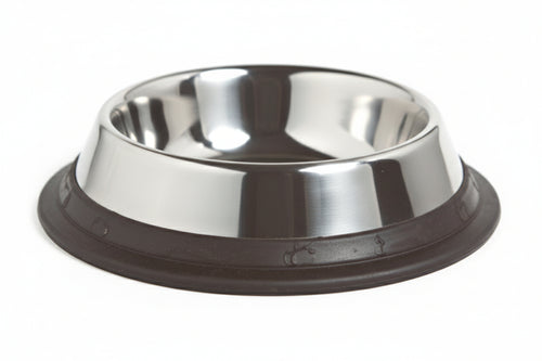 Ciotole In Acciaio Inox Per Cani Cm.34X9,5H. Capienza Lt.2,40
