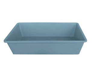Toeletta/Lettiera Igienica Aperta Tray Per Gatti Tray 2, Cm.50X35X12H. Stefanplast