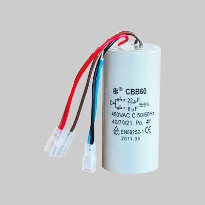 Condensatore Di Ricambio Per 'Tiratutto' Mod. 200 - 22 - 6 Mf +- 5% - L'Europea