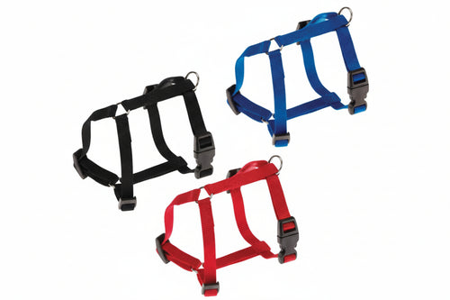 Pettorine Nylon Champion P Per Cani- - Taglia M Colore Nero - 2 Pezzi Ferplast