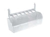 Mangiatoia Antispreco Con Ferri Cm.20X6X4 Per Gabbia Uccelli- - Cm.20X6X4H. - 5 Pezzi