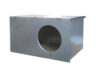 Nido Coniglio Chiuso Per Gabbia Lusso Mm.470X240H.