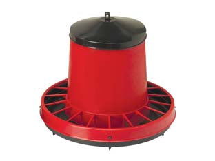 Mangiatoia Con Griglia Antispreco Fissa Per Avicoli Venere- - Kg. 8 Di Capienza Misure Ø Mm.490X470H. - 12 Pezzi