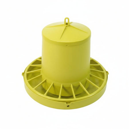 Mangiatoia Tramoggia Antispreco Per Avicoli- - Kg.7 Di Capienza Misure Ø Cm.38X38H. - 5 Pezzi