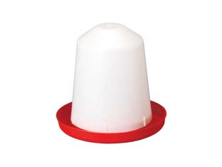 Abbeveratoio A Sifone In Plastica Per Pulcini- - Lt.10 Ø Cm.34X30H. - 6 Pezzi