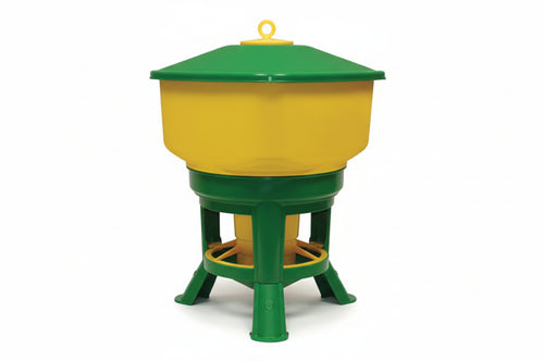 Mangiatoria Per Polli Kubic Premium Lt.30 Lt.30 Di Capienza Ø Cm.40X57H. Novital