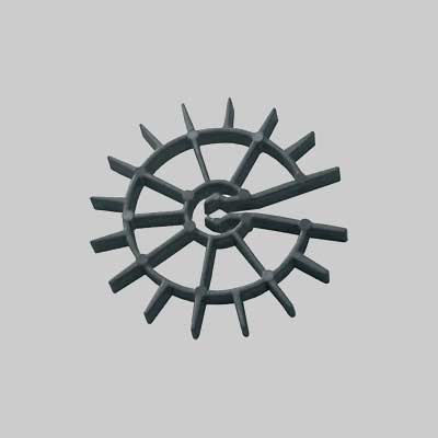 Distanziatore Circolare Per Cassero H 25 Mm - Ø Tondino 6-12 Mm - 1000 Pezzi