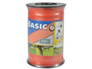 Fettuccia Per Elettrorecinzione Mm.20H., 6 Fili Inox, Carico Max Kg.60 Mt.200 Kerbl