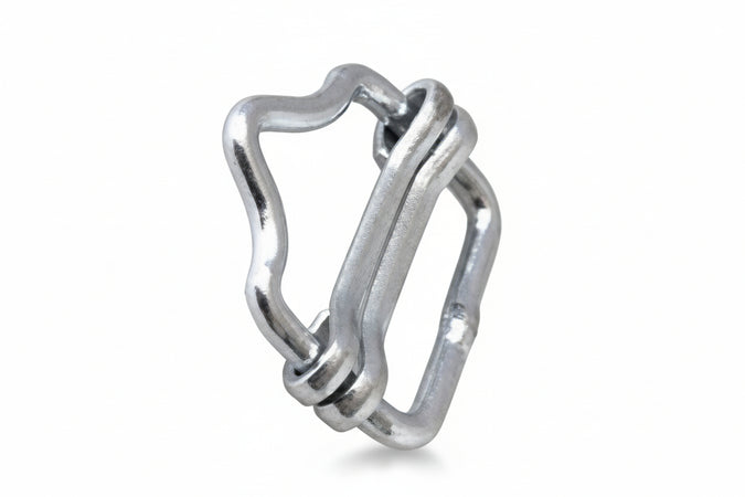 Fibbia Per Giunte Fettuccia Per Elettrorecinzione- - Utilizzabile Per Nastro Fino Mm.40 - 10 Pezzi Kerbl