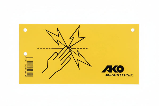 Targhetta Segnalazione Elettrorecinzione Kerbl