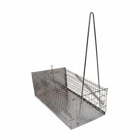 Trappole Pesanti A Galleria Per Topi- - Cm.30X16X12H. - 2 Pezzi