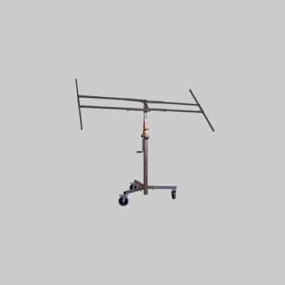 Alzalastre Telescopico A Cremagliera Con Ruote 110X76 Cm - 153H - Akifix