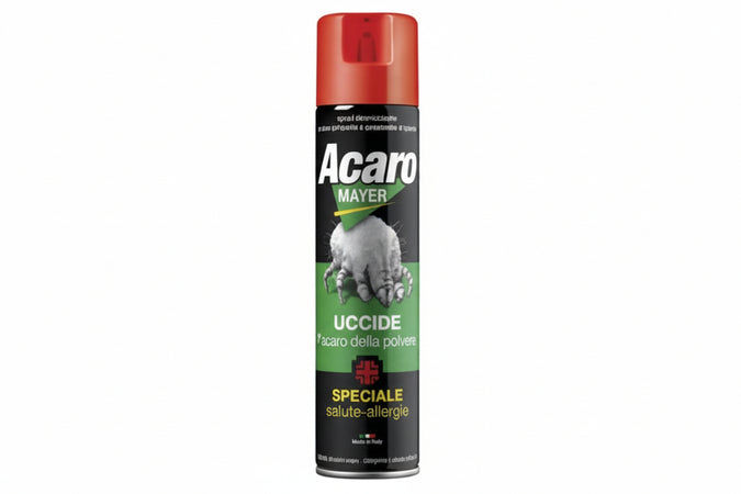 Insetticida Acaricida Disinfestante Spray Acaromayer- - Ml.400 In Bomboletta Spray - 6 Pezzi Mayer