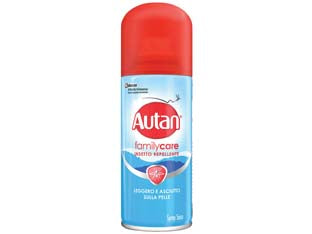 Autan Repellente Family Care Spray Secco Ml.100- - Ml.100 - 12 Pezzi Autan