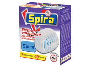 Elettroemanatore + 10 Piastrine Trmx4 - 4 Pezzi Spira