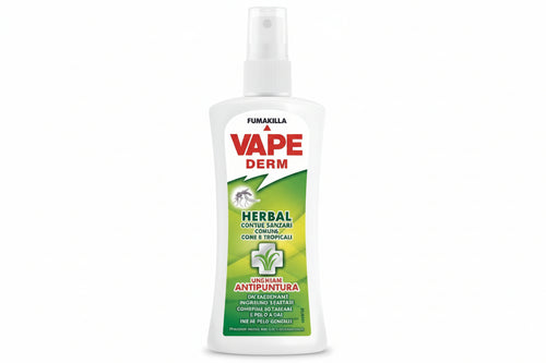 Lozione Antipuntura Derm 100% Origine Vegetale- - Flacone Spray Ml.100 - 12 Pezzi Vape