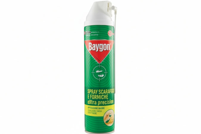 Baygon Insetticida Scarafaggi E Formiche Extra Precision Spray Ml.400- - Ml.400 - 12 Pezzi Baygon